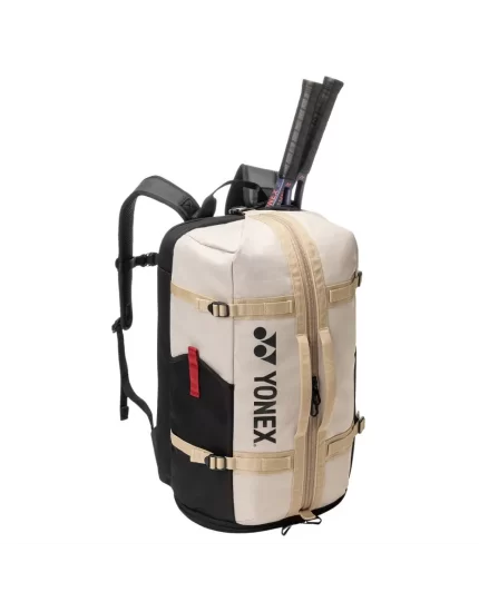 Yonex Gearlogic Backpack Beige - tennis backpack