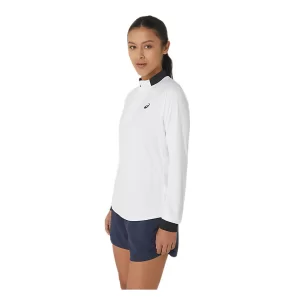 Asics Court LS 1 / 2 Zip Top - women's tennis shirt