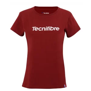 Tecnifibre Team Cotton Tee Cardinal - women shirt