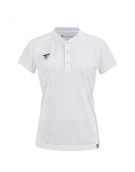 Tecnifibre Team Mesh Polo White - women polo