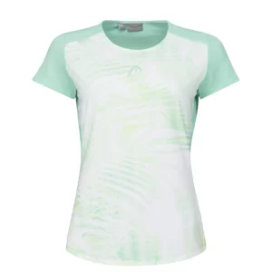 Head TIE-BREAK T-shirt Women Pastel Green Print Vision - women tennis t-shirt