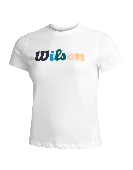 Wilson W Heritage Tee Bright White - womens tennis shirt