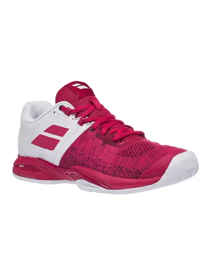 Babolat Propulse Blast Clay W White Red 2020 - women tennis shoes