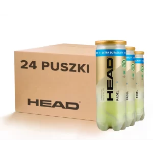 Head Padel Pro  +  (3 pcs.) - padel ball box (24 cans)