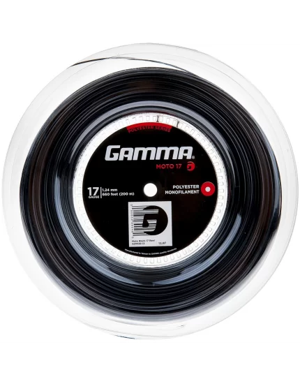 Gamma Moto Black 200m - tennis string