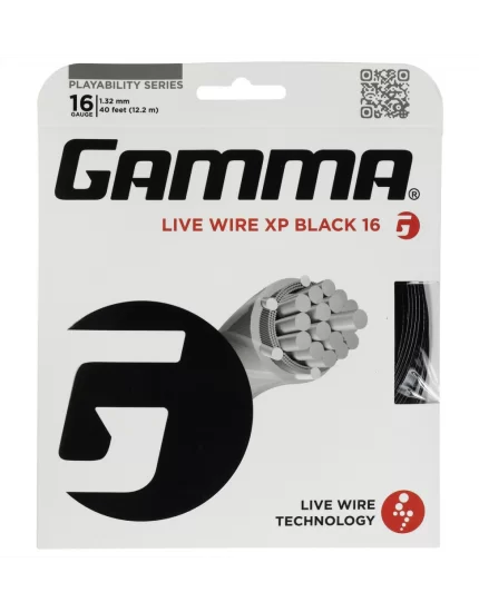 Gamma Live Wire XP Black - tennis string