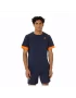 Asics Men Court SS Top Shocking Orange Midnight - men's tennis t-shirt