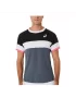Asics Men Match SS Top Performance Black Carrier Grey - men's tennis t-shirt