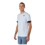 Asics Men Court SS Top Soft Sky Midnight - men's tennis t-shirt