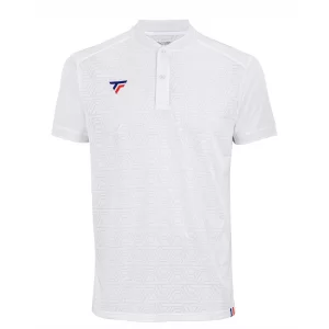 Tecnifibre Team Mesh Polo White - mens polo
