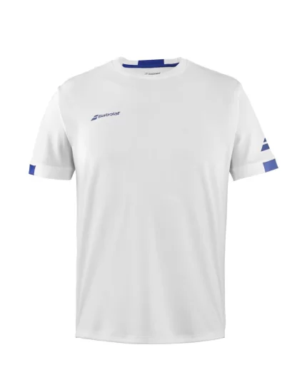 Babolat Play Crew Neck Tee Men White - Tennis T-shirt