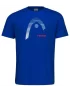 Head CARL T-shirt Men Royal Blue - men's tennis t-shirt