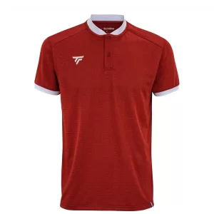 Tecnifibre Team Mesh Polo Cardinal - mens polo