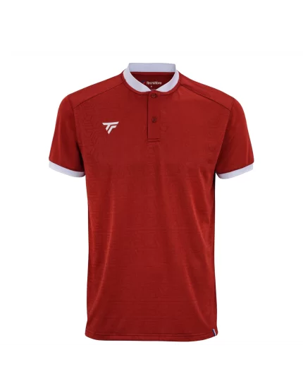 Tecnifibre Team Mesh Polo Cardinal - mens polo