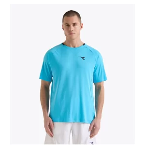 Diadora SS T-Shirt Tennis Sky Blue Intense