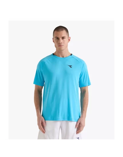 Diadora SS T-Shirt Tennis Sky Blue Intense
