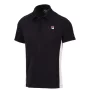 Fila Polo Piero Black White Alyssum - men's tennis T-Shirt 