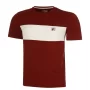 Fila T-Shirt Bosse Cabernet White Alyssum