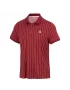 Fila Polo Stripes BjornCabernet White, Alyssum - Men's tennis T-Shirt 