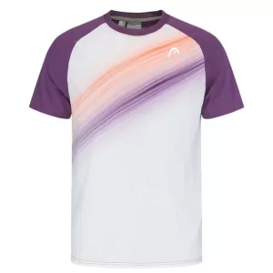 Head PERFORMANCE T-shirt Men Lilac Print Perf - mens tennis tshirt