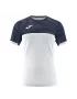 Joma Montreal T-Shirt White Navy - tennis t-shirt