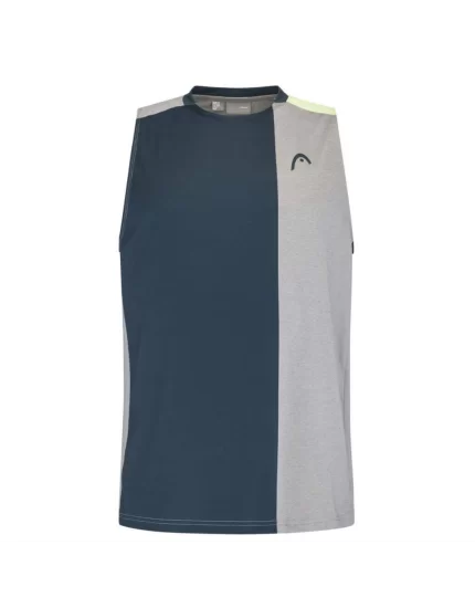 Head PADEL Tank Top Men Grey Light Green - ment tenis top