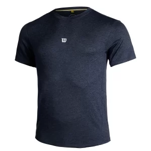Wilson M Everyday Performance Tee Navy - mens tennis tshirt