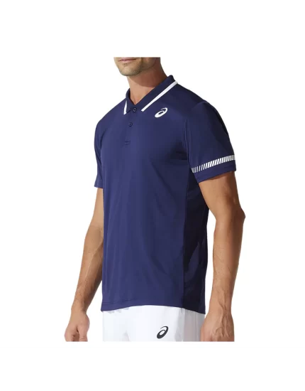 Asics Court M Polo Shirt Peacoat - men's polo shirt