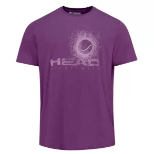 Head VISION T-shirt Men Lilac - mens tennis tshirt