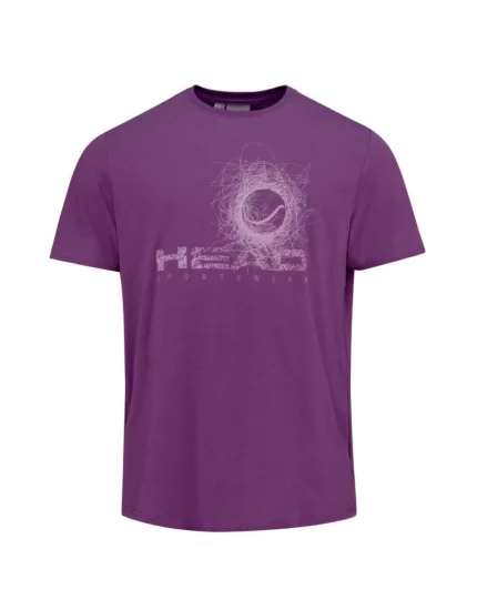 Head VISION T-shirt Men Lilac - mens tennis tshirt