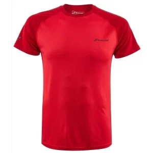 Babolat Play Crew Neck Tee Men Tomato Red - Tennis T-shirt
