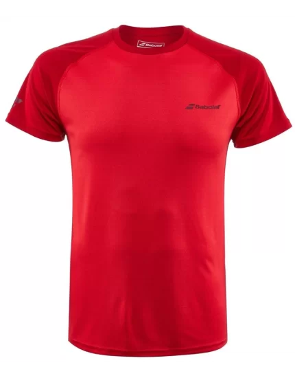 Babolat Play Crew Neck Tee Men Tomato Red - Tennis T-shirt