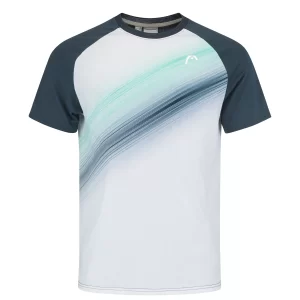 Head PERFORMANCE T-shirt Men Navy Print Perf - mens tennis tshirt