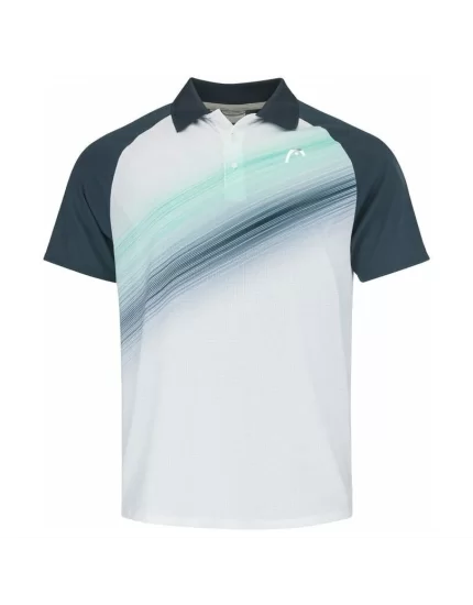  Head PERFORMANCE Polo Shirt Men Print Perf - mens tennis polo