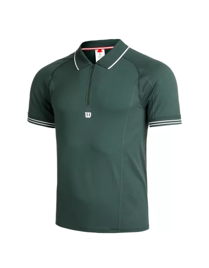 Wilson M Players Seamless Polo Sycamore - mens tennis polo