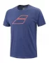 Babolat Exercise Big Flag Men estate blue 2022 - tennis t-shirt