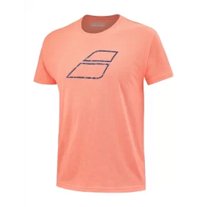Babolat Exercise Big Flag Men Fluo Strike 2022 - tennis t-shirt