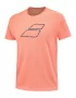 Babolat Exercise Big Flag Men Fluo Strike 2022 - tennis t-shirt