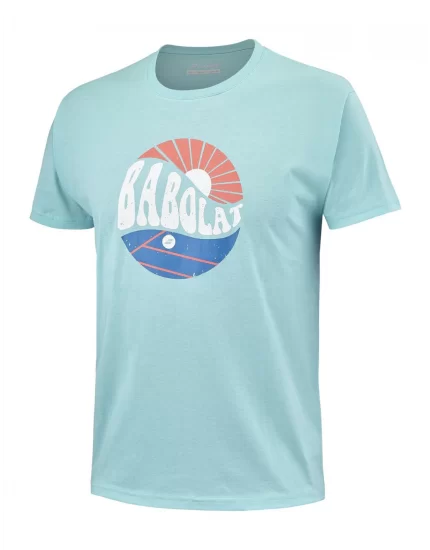 Babolat Exercise Vintage Tee Men blue - tennis tshirt