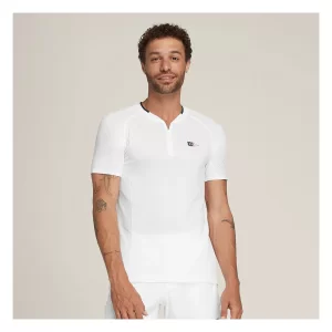 Wilson M Bela Series Players Seamless Zip Henley 2.0 Bright White