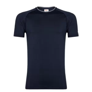 Wilson Team Seamless Crew T-Shirt Classic Navy - tennis tshirt