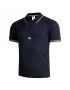 Wilson M Players Seamless Polo Navy - mens tennis polo