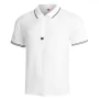 Wilson M Players Seamless Polo Bright White - mens tennis polo