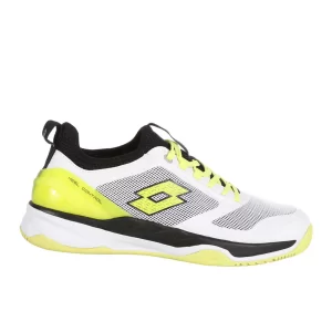 Lotto Mirage 200 Cly White Neon Yellow - women's tennis shoes