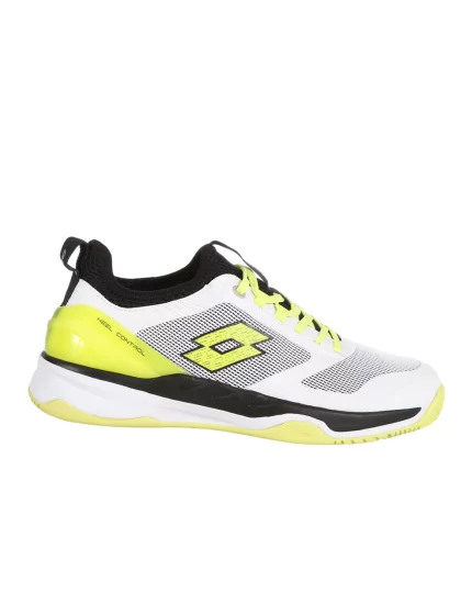 Lotto Mirage 200 Cly White Neon Yellow - women's tennis shoes