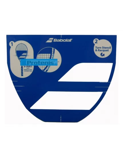 Babolat Logo Tennis Racquet Stencil
