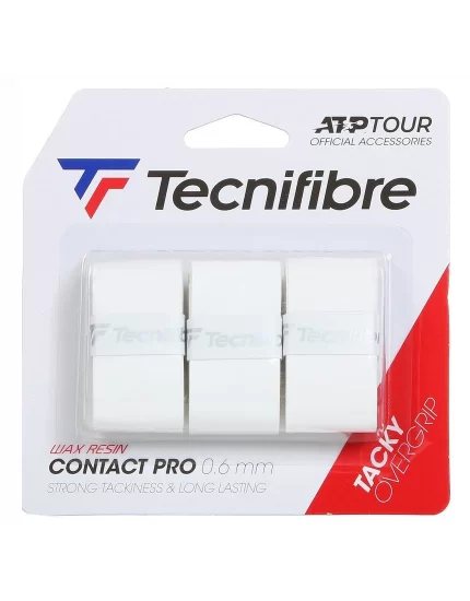 Tecnifibre Contact Pro White (3 pcs.) - overgrip