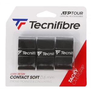 Tecnifibre Pro Contact Soft Black 3 Pack - overgrip
