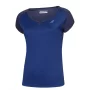 Babolat Play Cap Sleeve Top Estate Blue - womens tennis shirt