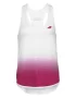 Babolat Compete Tank Top Women White Vivacious Red - womens tennis top shirt